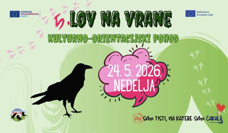 VABILO NA KULTURNO ORIENTACIJSKI POHOD LOV NA VRANE 2026
